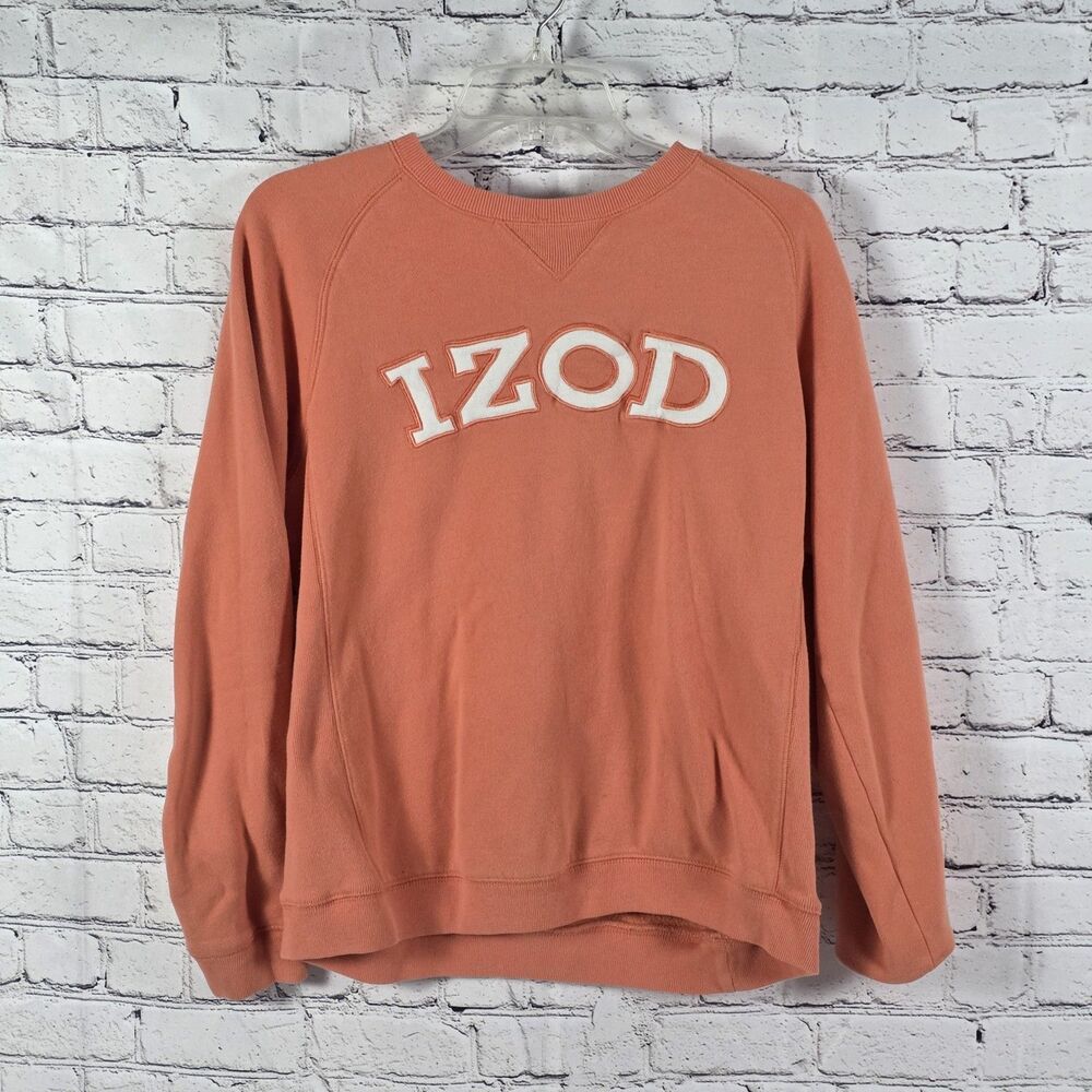 IZOD Golf Women’s Medium Orange Crew Neck Pullover